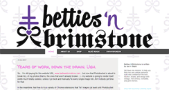 Desktop Screenshot of bettiesnbrimstone.com